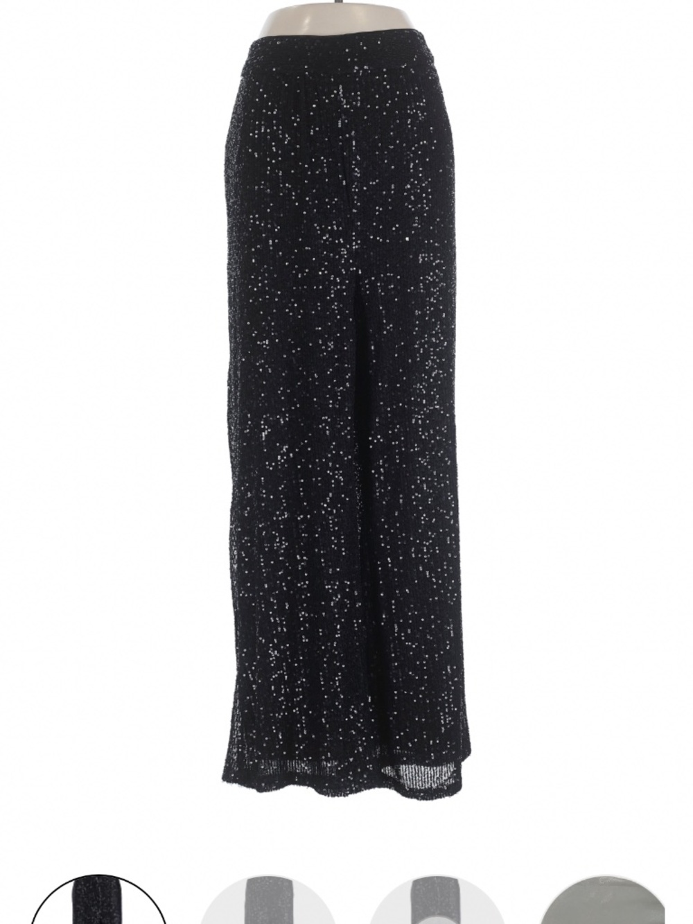 Black sequins dress pants
